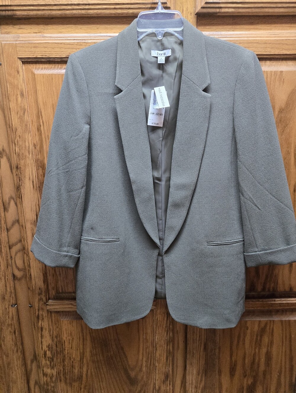 NWT Bar III 2-pc Grn Jacket/pants suit. from Macy's. Sz. Lg. 12. Office Workwear